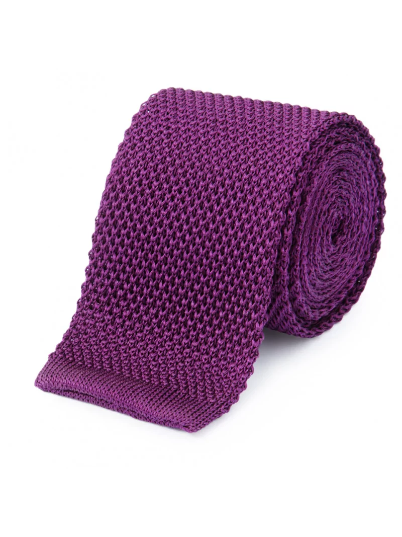 Tie fine mesh knit of pure silk