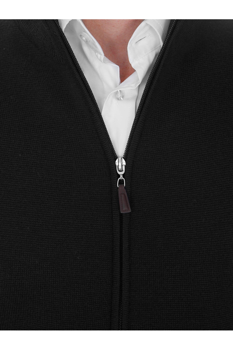 Gilet pure laine Viny mérinos zip