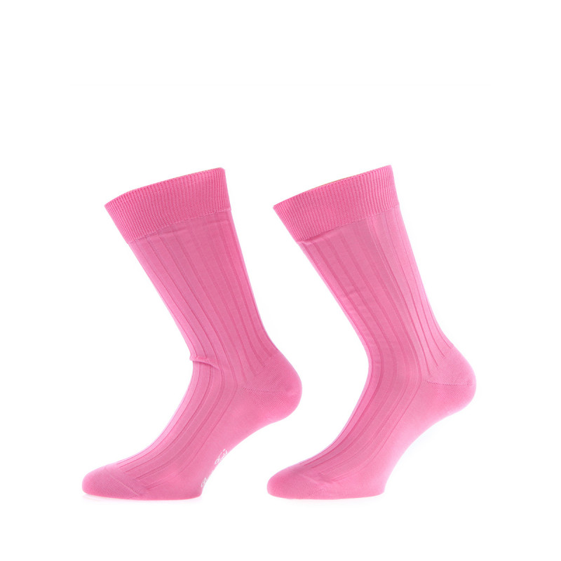 Chaussettes colorées homme en fil d'Ecosse 100% coton