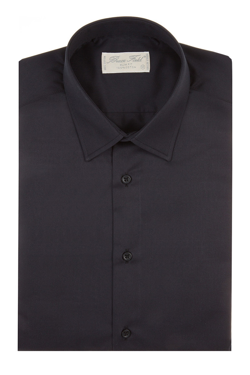 Chemise Benton cintrée pur coton unie