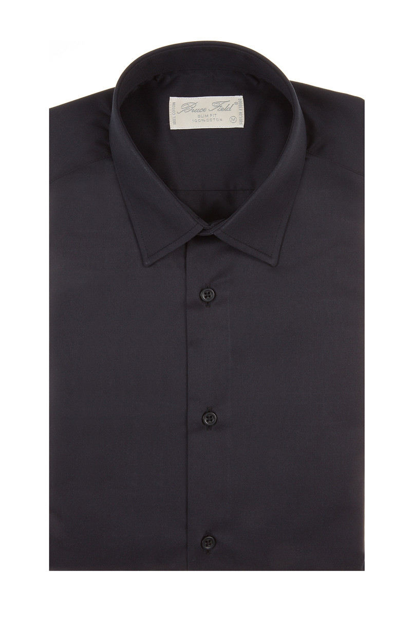 Chemise homme Benton cintrée blanc uni