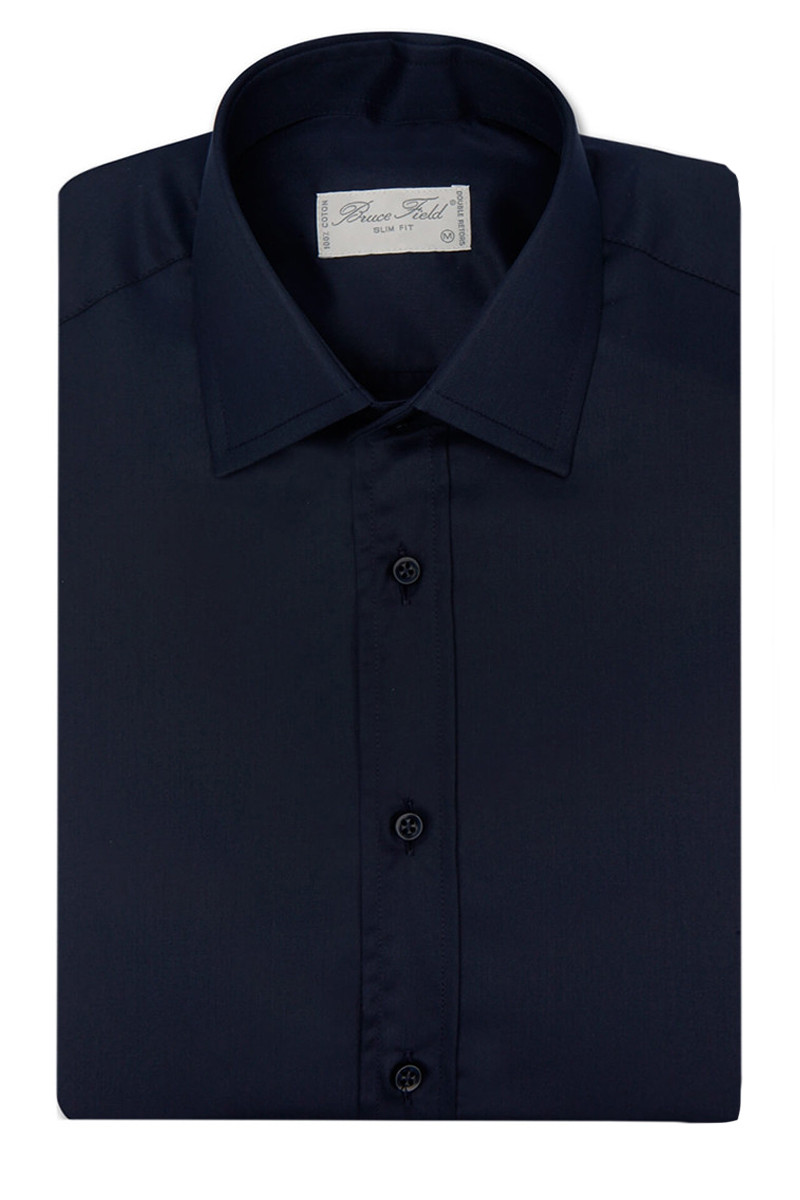 Chemise Benton cintrée pur coton unie