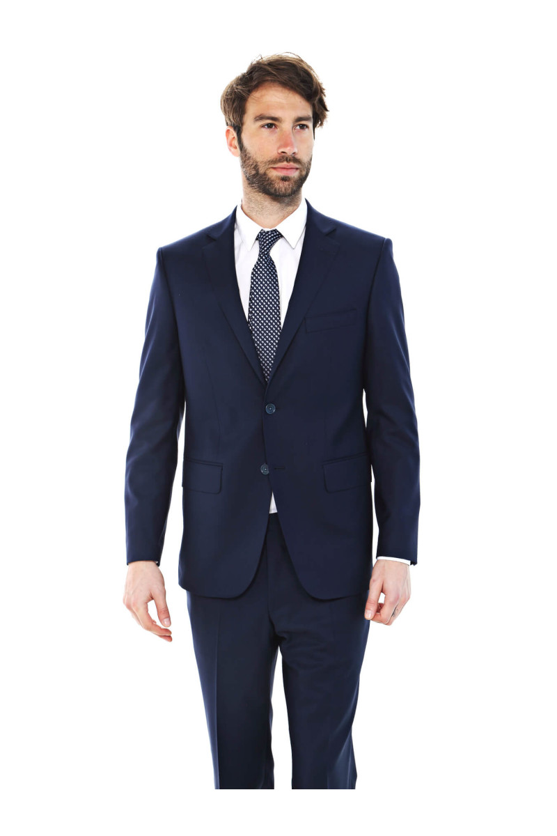 Costume Didier grande taille ajustée pure laine Super 110's Vitale Barberis Canonico