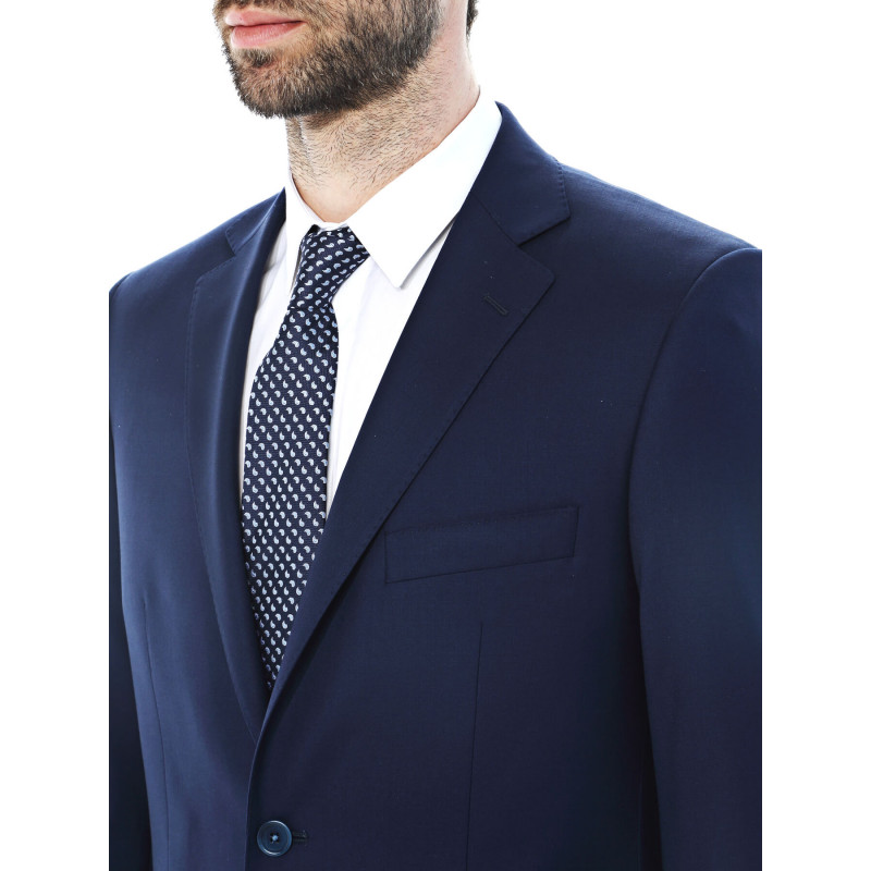 Costume Didier grande taille ajustée pure laine Super 110's Vitale Barberis Canonico