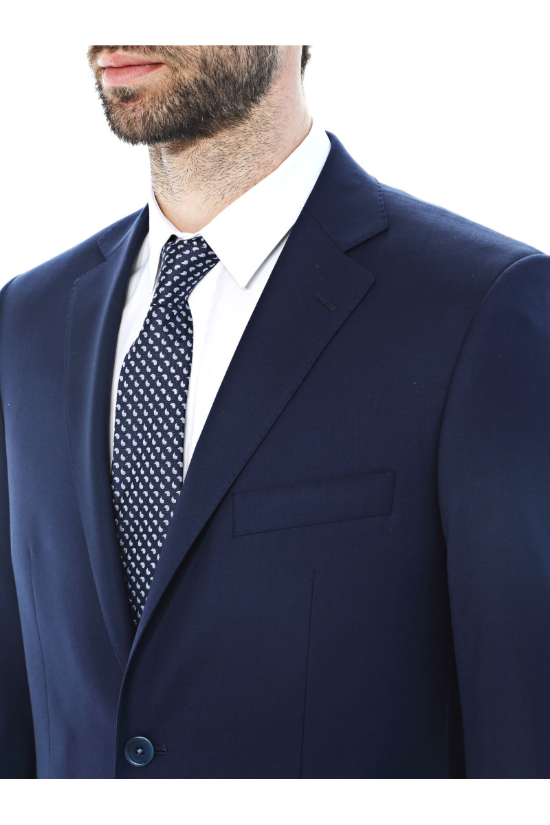 Costume Didier grande taille ajustée pure laine Super 110's Vitale Barberis Canonico