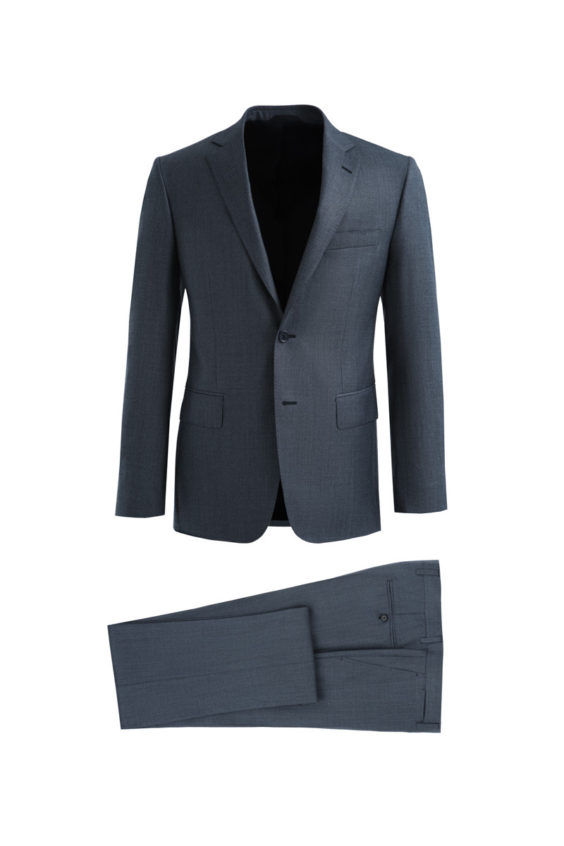 Costume Didier grande taille ajustée pure laine Super 110's Vitale Barberis Canonico