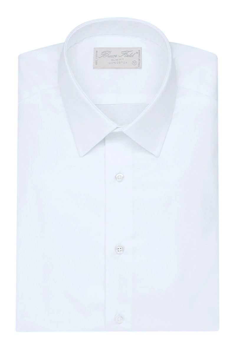 Chemise Benton cintrée pur coton unie