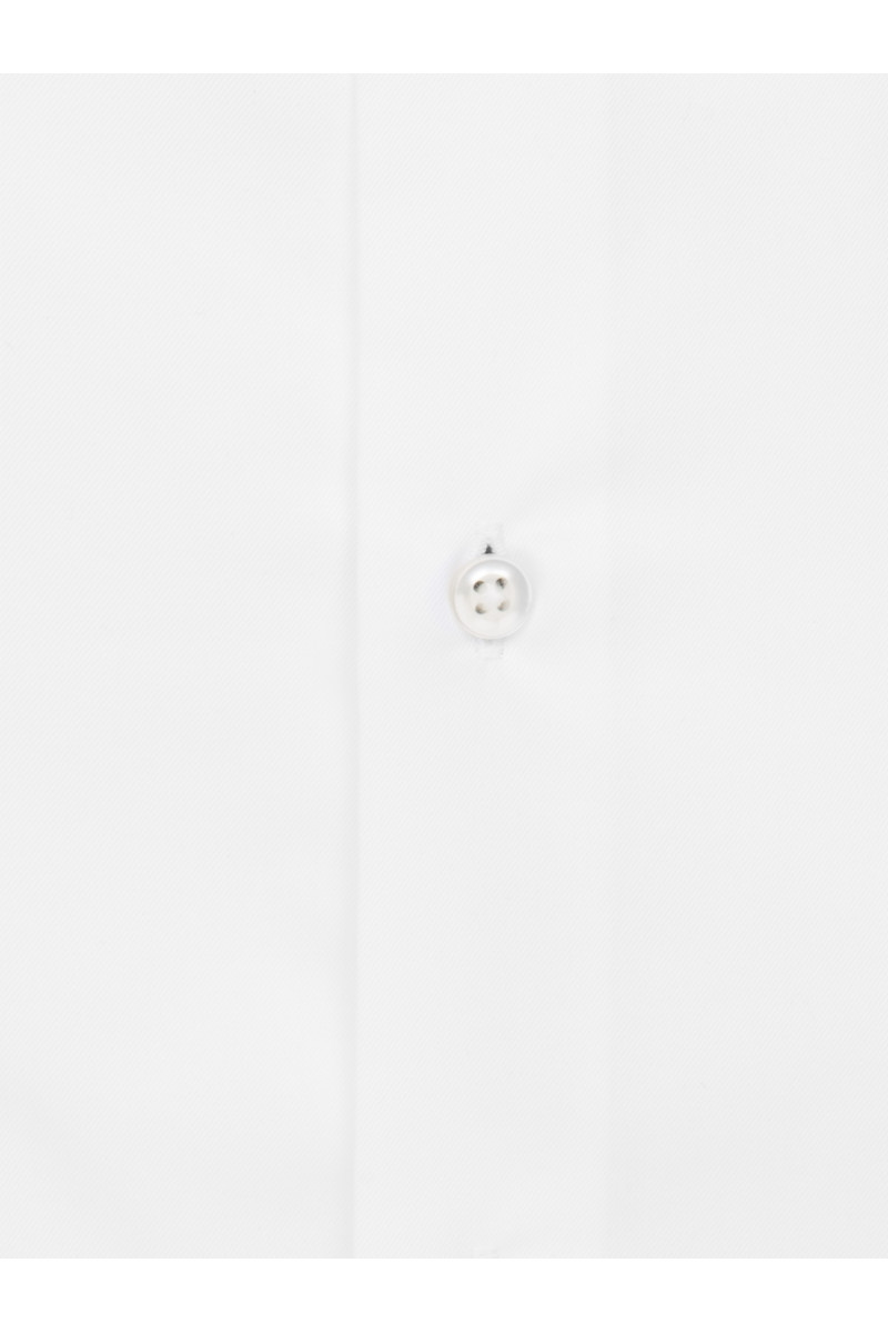 Chemise homme Benton cintrée blanc uni