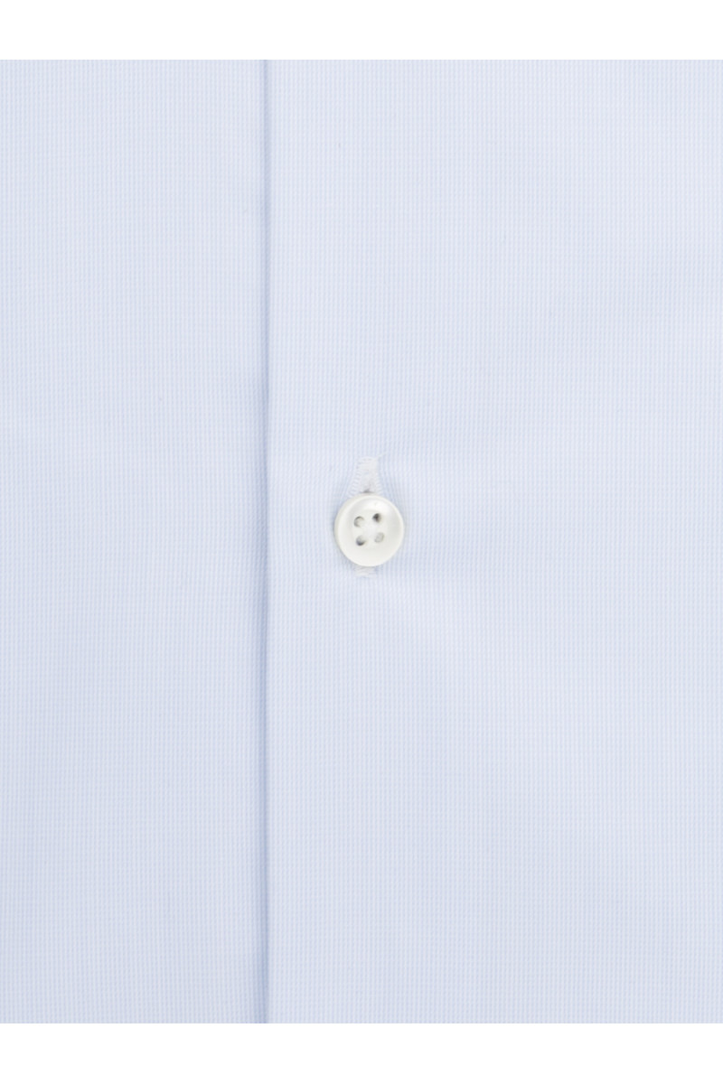 Chemise cintrée en pur coton bleue Miramas 