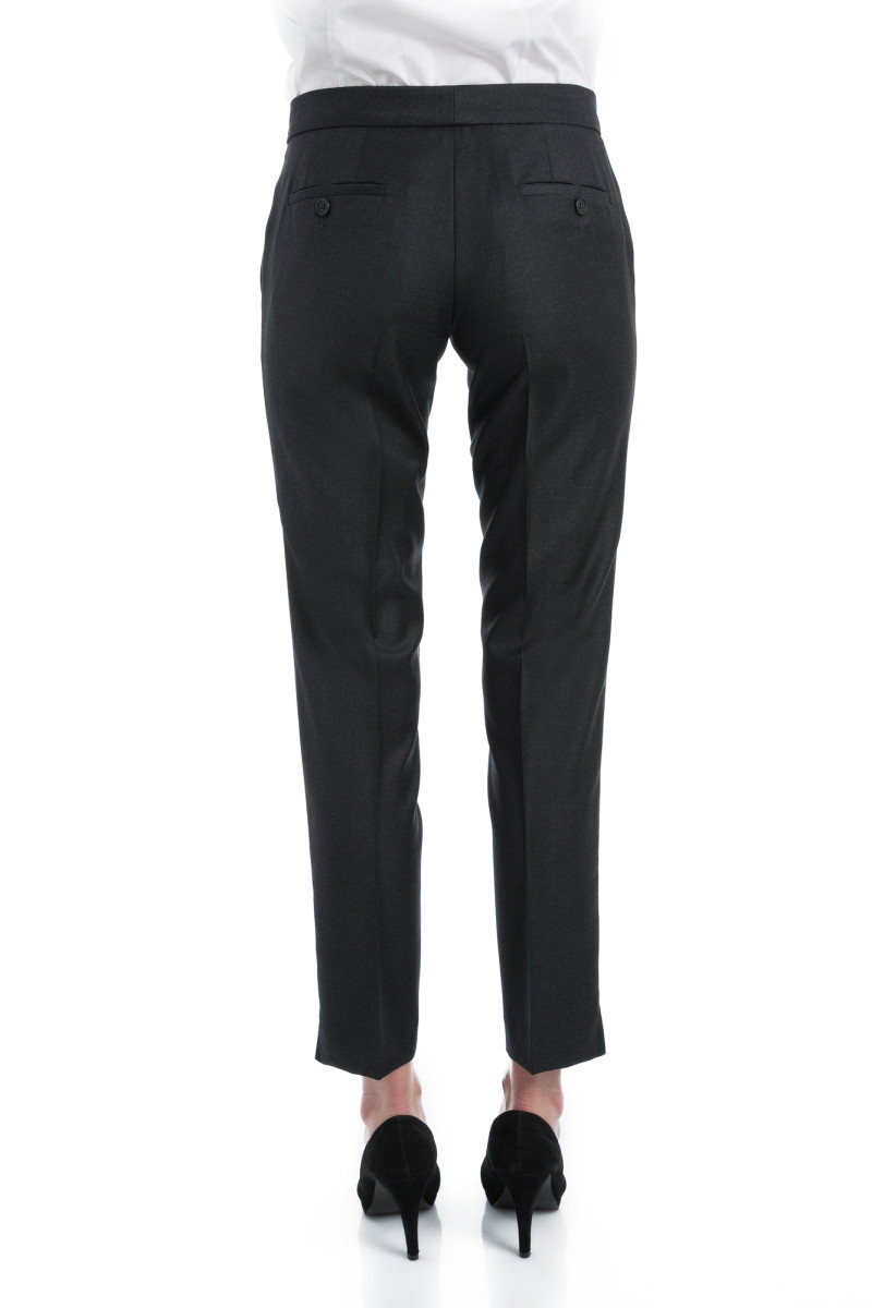 Tailleur cintré pantalon cigarette en pure laine Vitale Barberis Canonico 110's