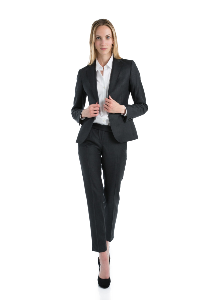 Tailor-fitted cigarette pants in pure wool Vitale Barberis Canonico 110's