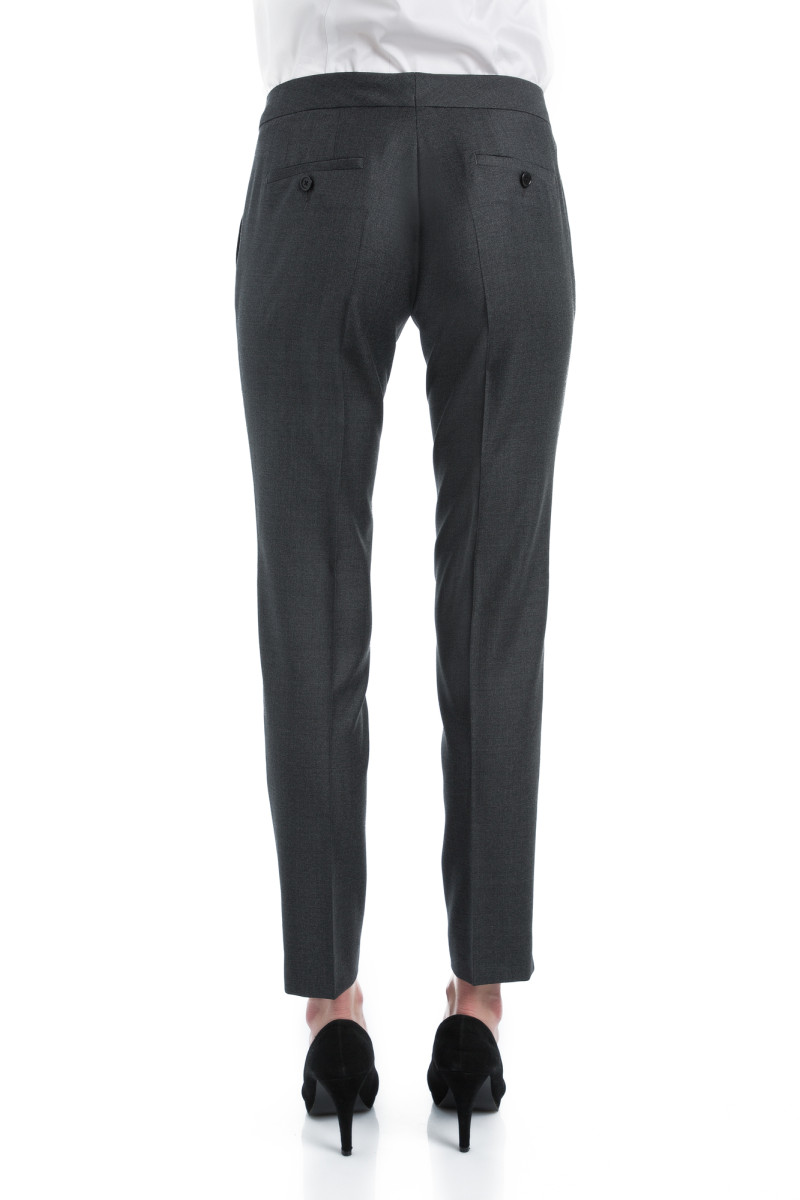 Tailor-fitted cigarette pants in pure wool Vitale Barberis Canonico 110's