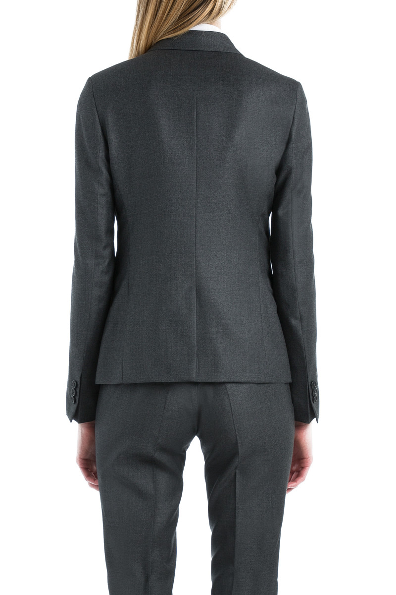 Tailleur cintré pantalon cigarette en pure laine Vitale Barberis Canonico 110's