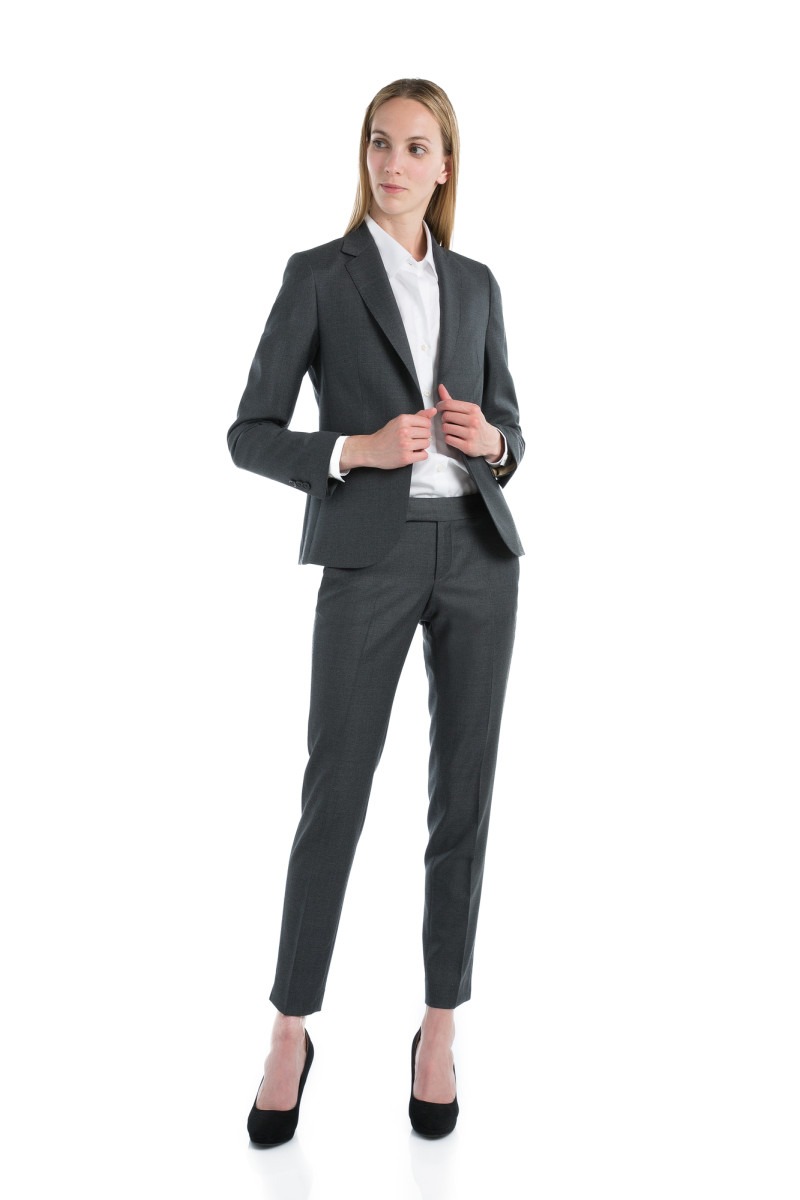 Tailor-fitted cigarette pants in pure wool Vitale Barberis Canonico 110's