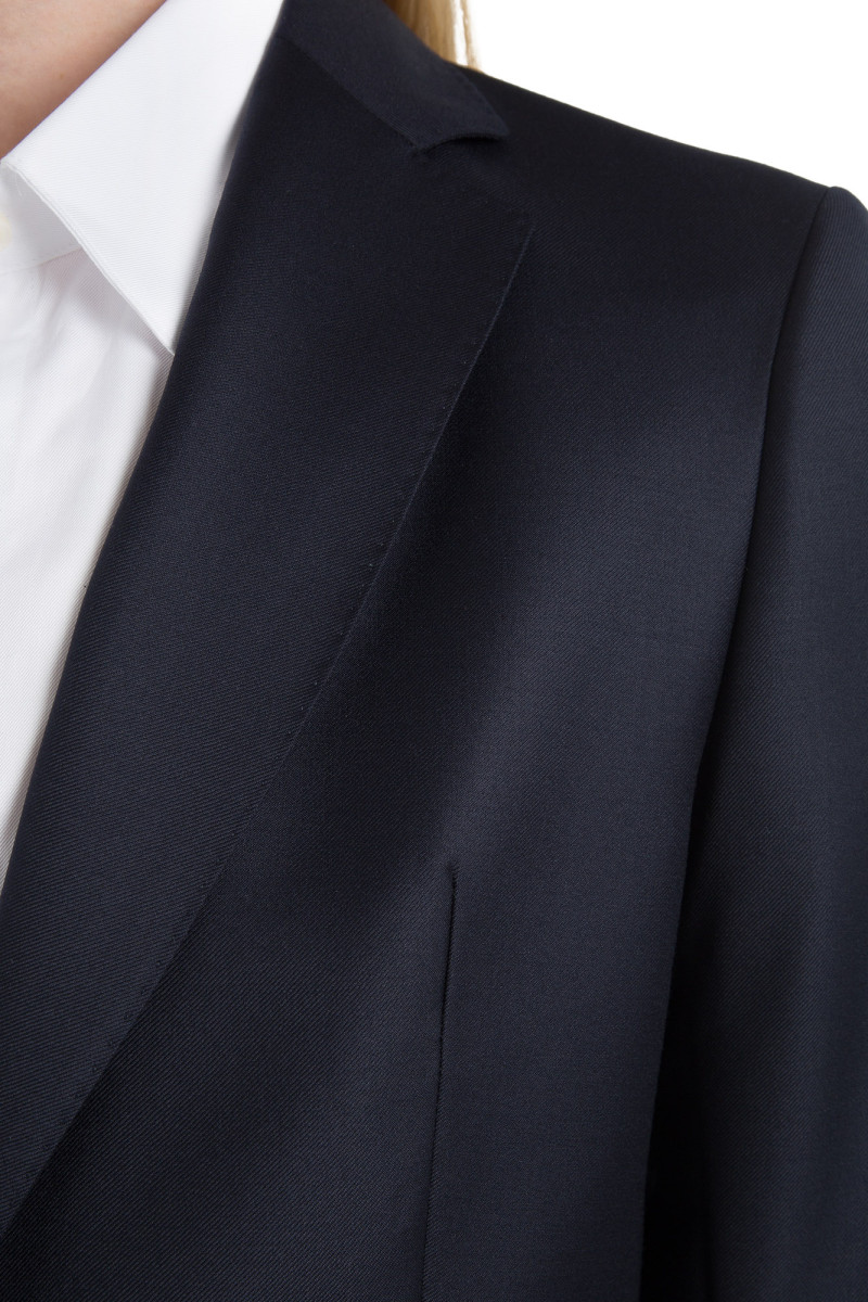 Tailor-fitted cigarette pants in pure wool Vitale Barberis Canonico 110's