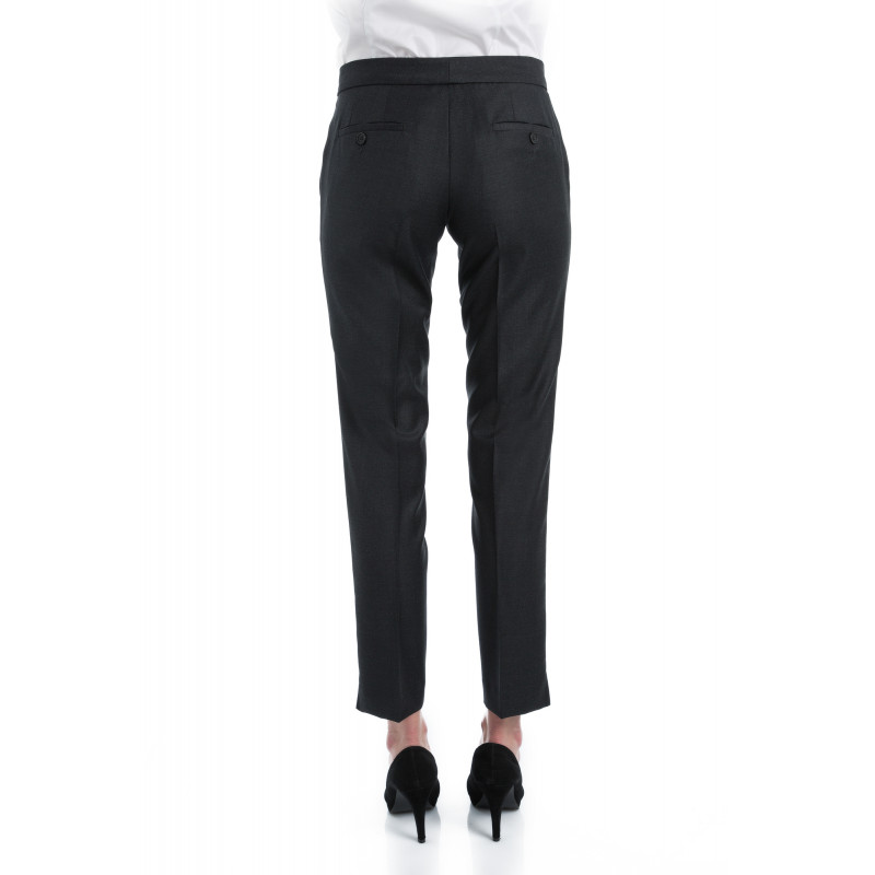 Cigarette pants women wool 110's Vitale Barberis Canonico