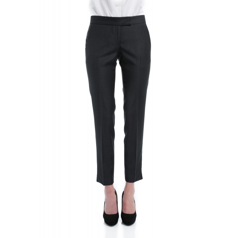 Cigarette pants women wool 110's Vitale Barberis Canonico