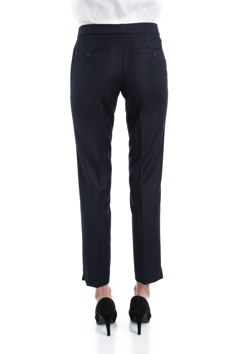 Cigarette pants women wool 110's Vitale Barberis Canonico