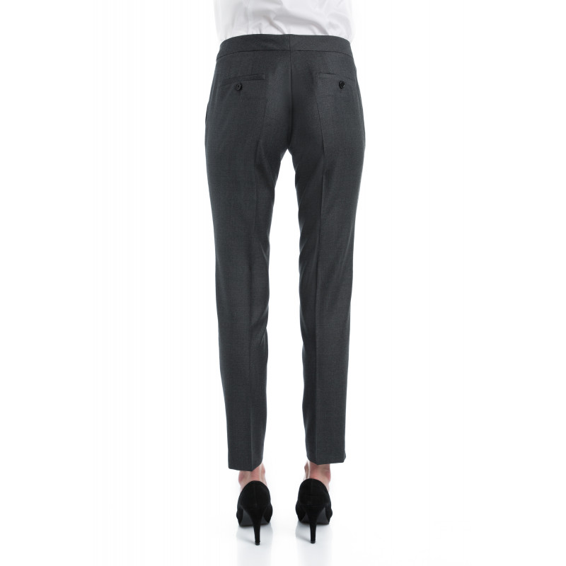 Cigarette pants women wool 110's Vitale Barberis Canonico