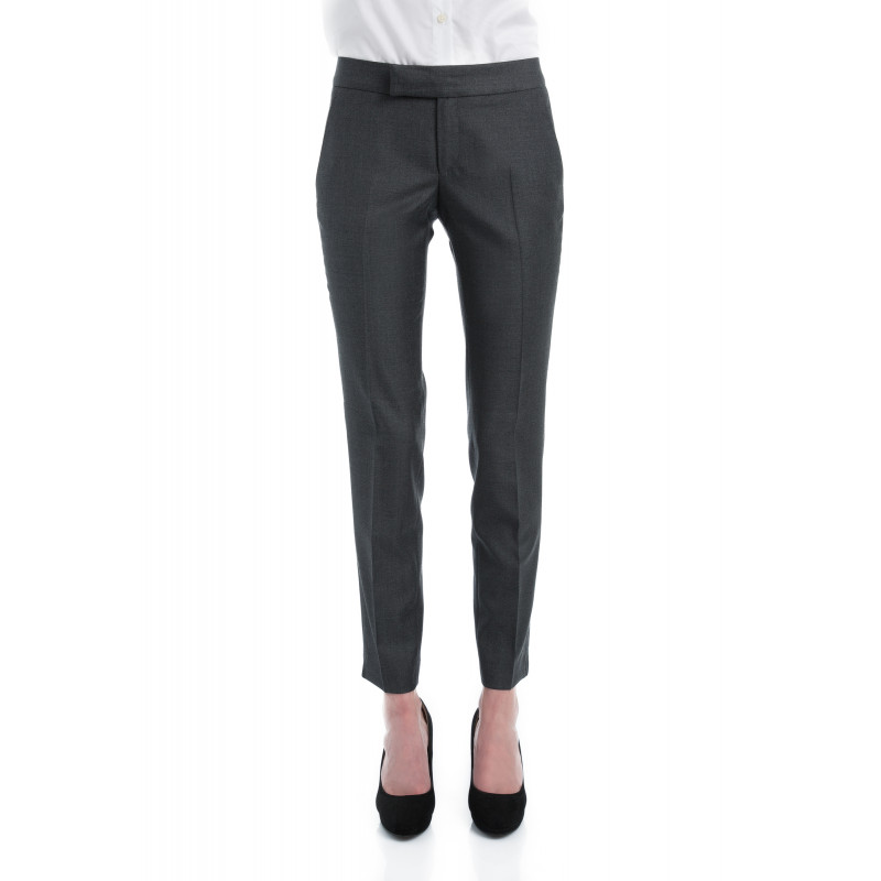 Cigarette pants women wool 110's Vitale Barberis Canonico