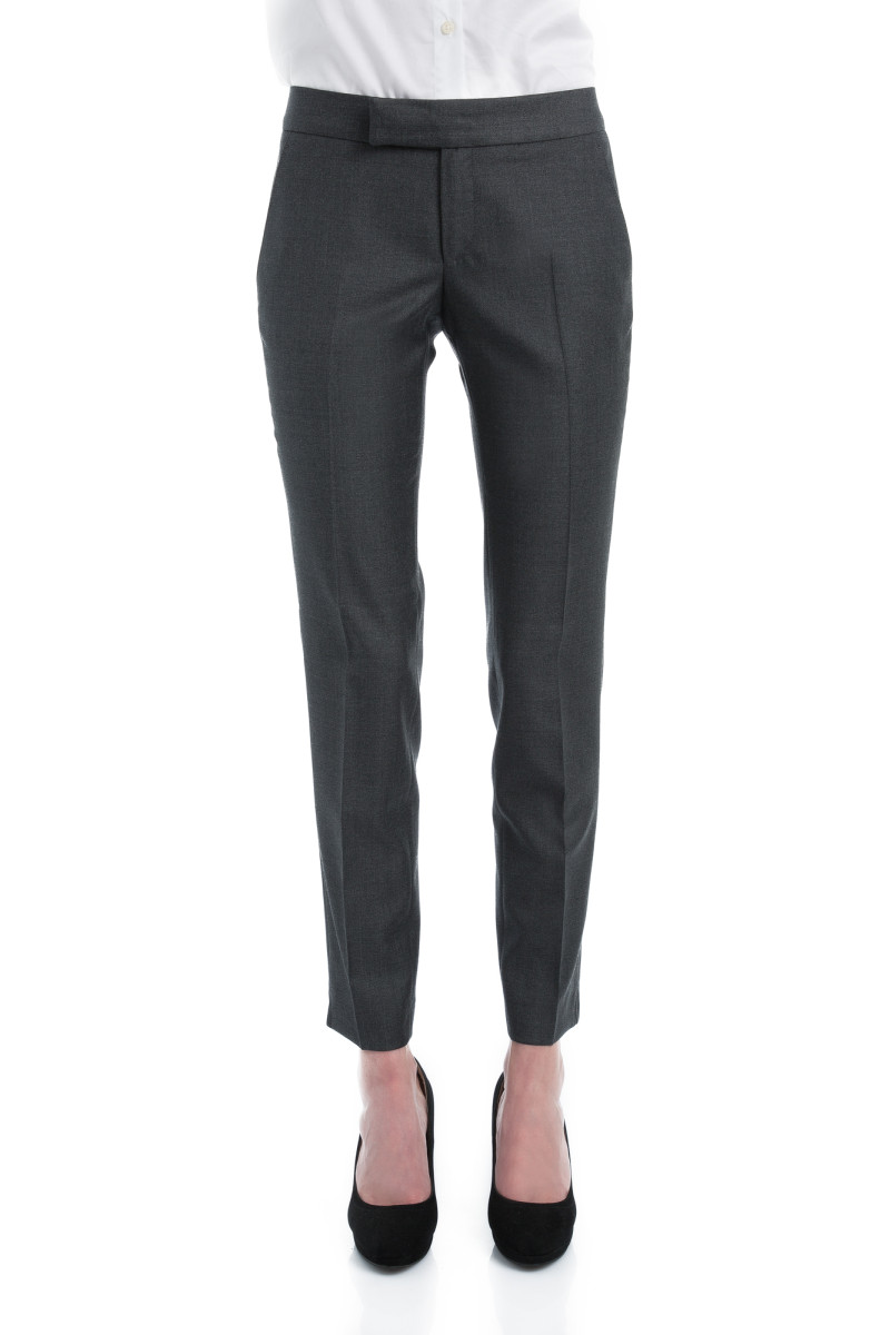 Cigarette pants women wool 110's Vitale Barberis Canonico