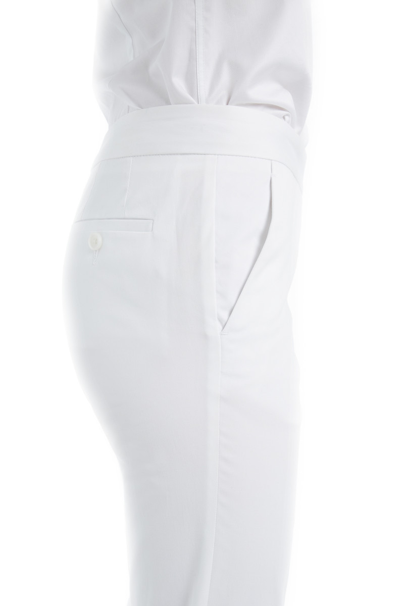 Pants in cotton slightly stretch cut cigarette