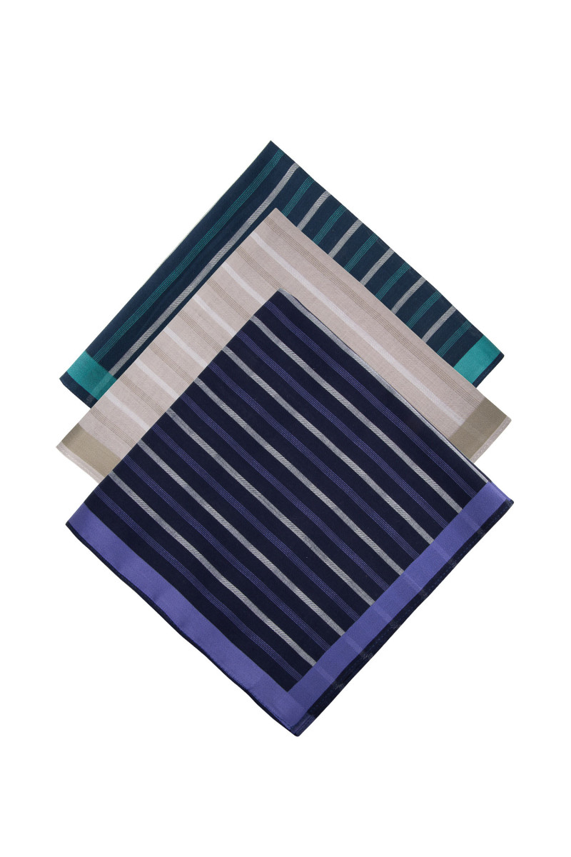 Boite de 3 mouchoirs en pure coton