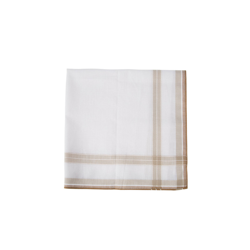 Box of 3 handkerchiefs in pure cotton