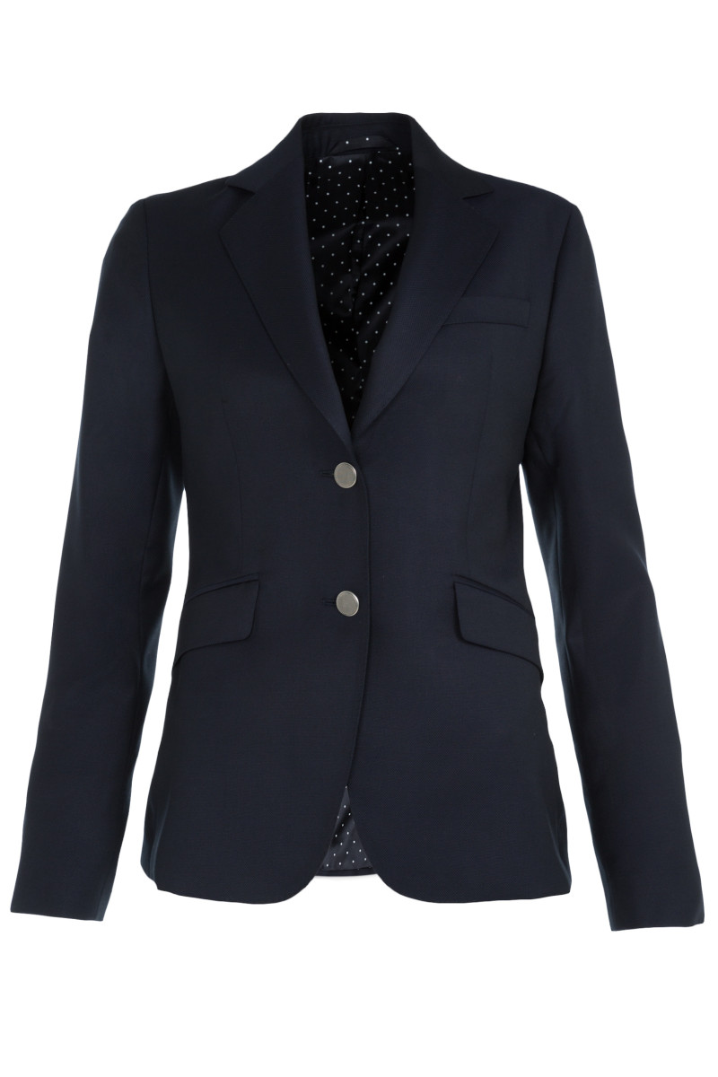 Blazer woman bodices button Silver wool Reda