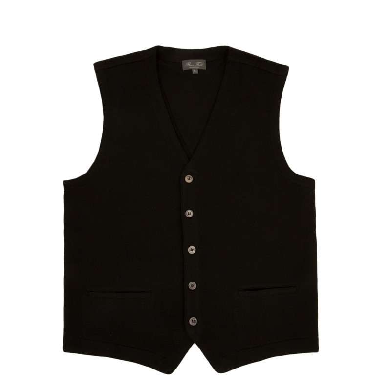 Gilet homme sans manche en pure laine merinos