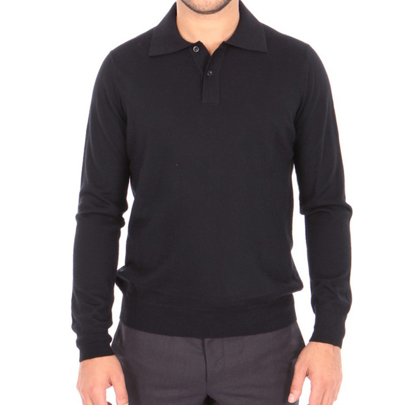 Polo homme 100% cachemire fin