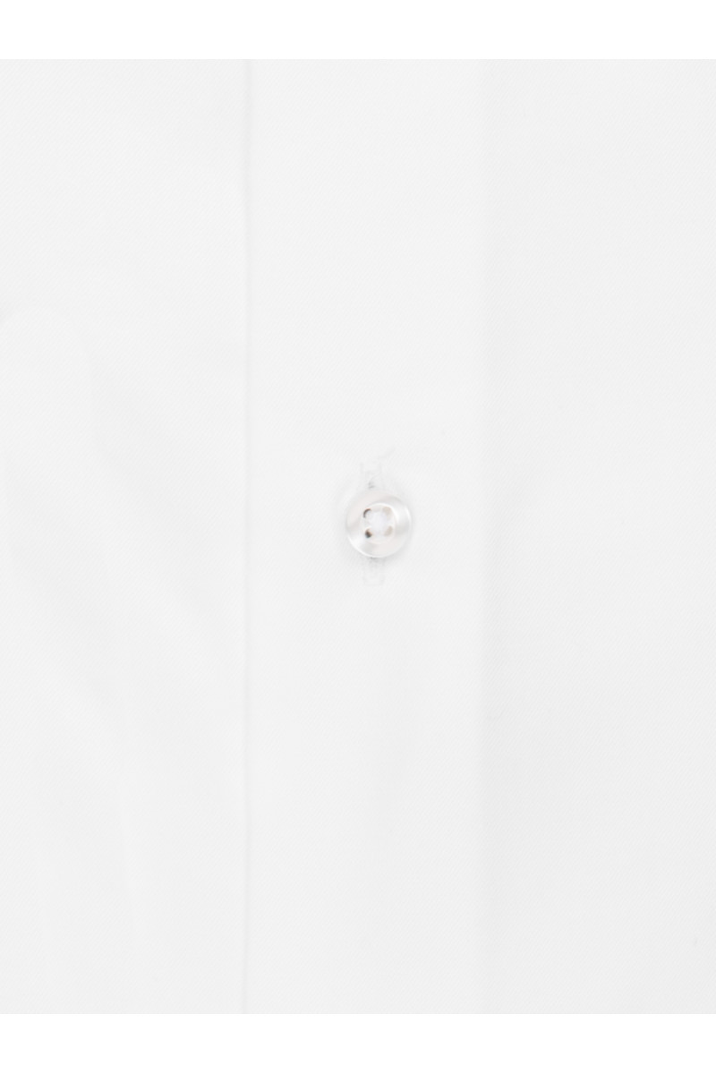 Chemise coupe classique pur coton à poignet mousquetaire uni