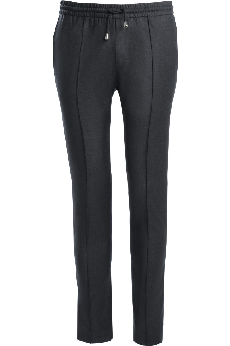 Pantalon en pur laine 110's avec cordon de serrage