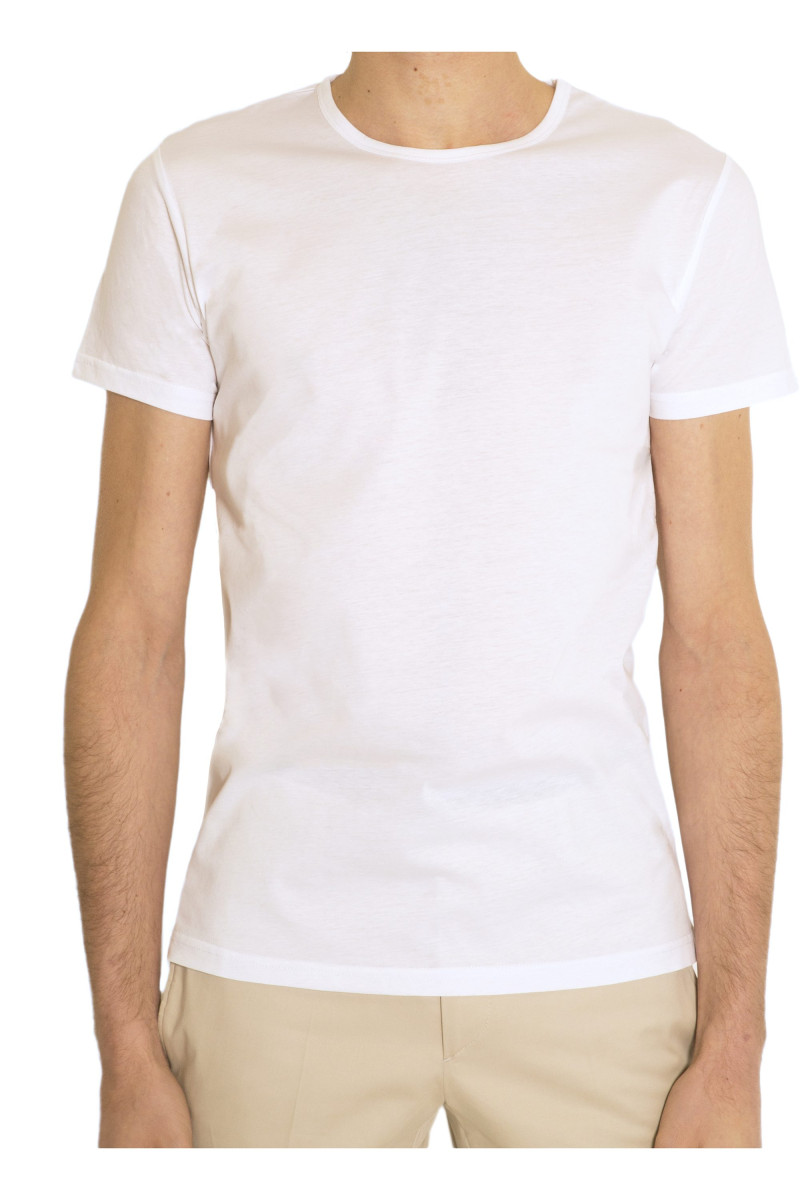 T-shirt man V-neck jersey 100% cotton