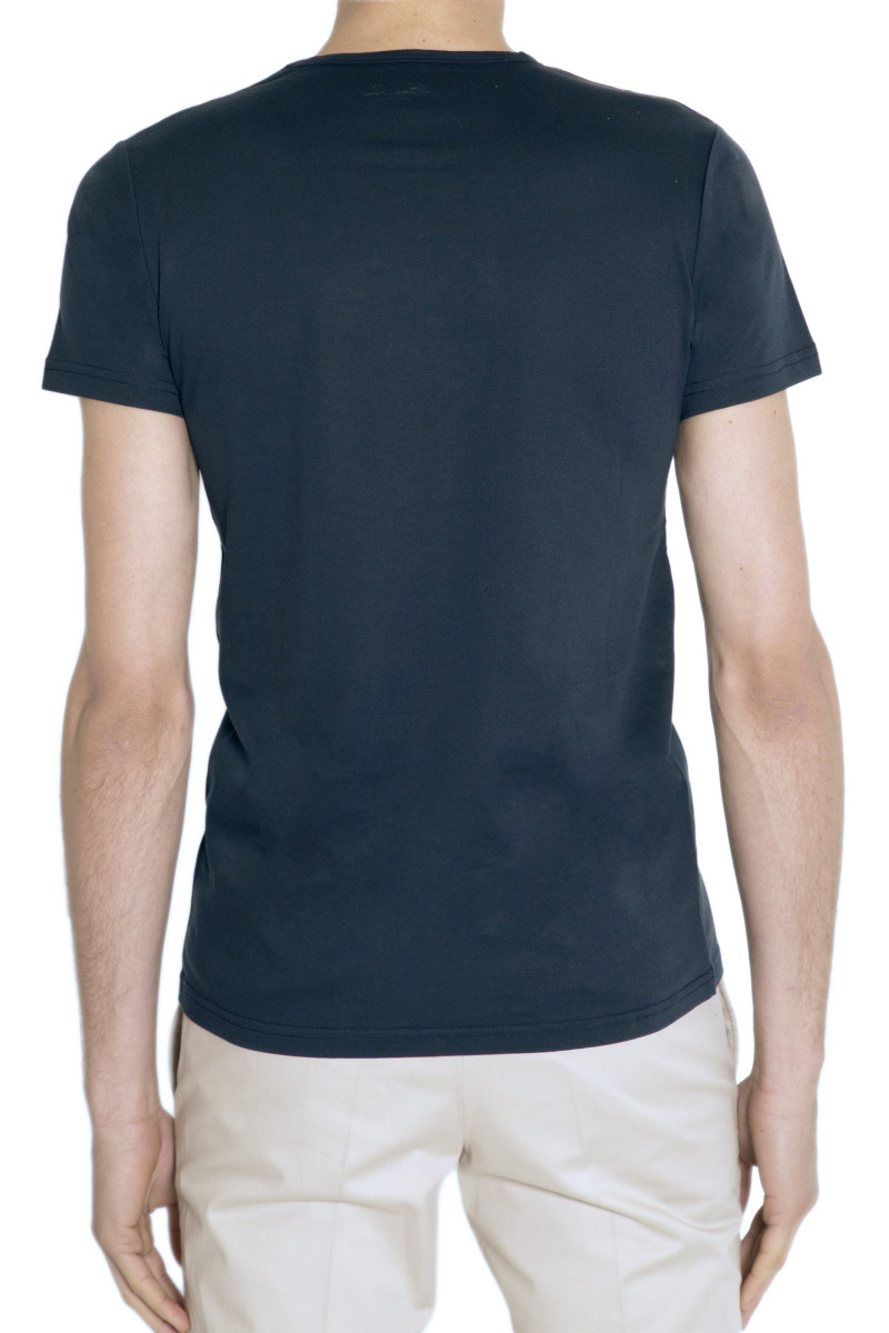 T-shirt man V-neck jersey 100% cotton