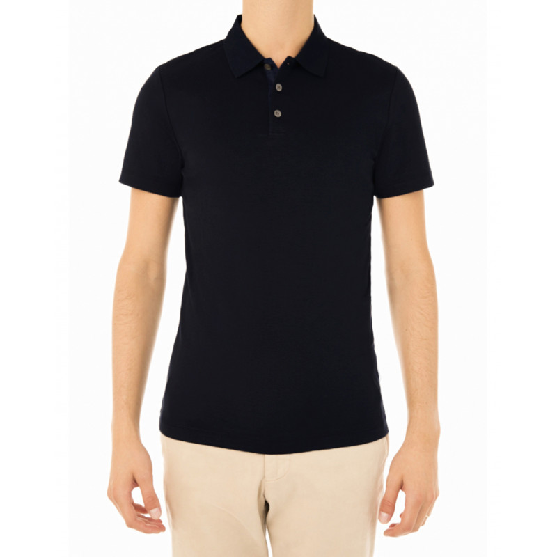 Polo homme en pure coton jersey