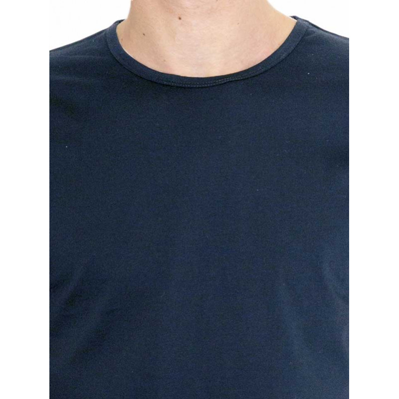 T-shirt homme col rond en fil d'Écosse