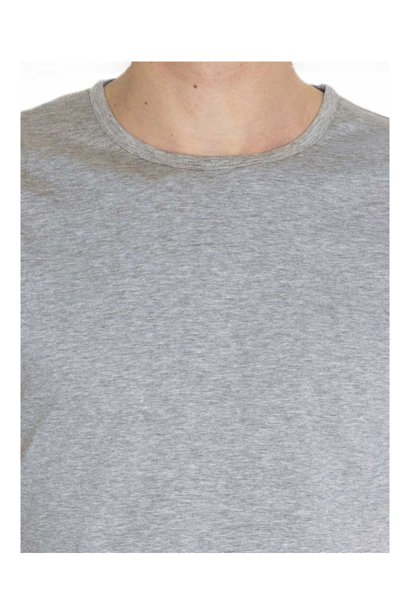 T-shirt homme col rond en fil d'Écosse