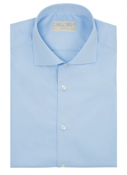 Shirt slim fit classic pure cotton Italian collar 