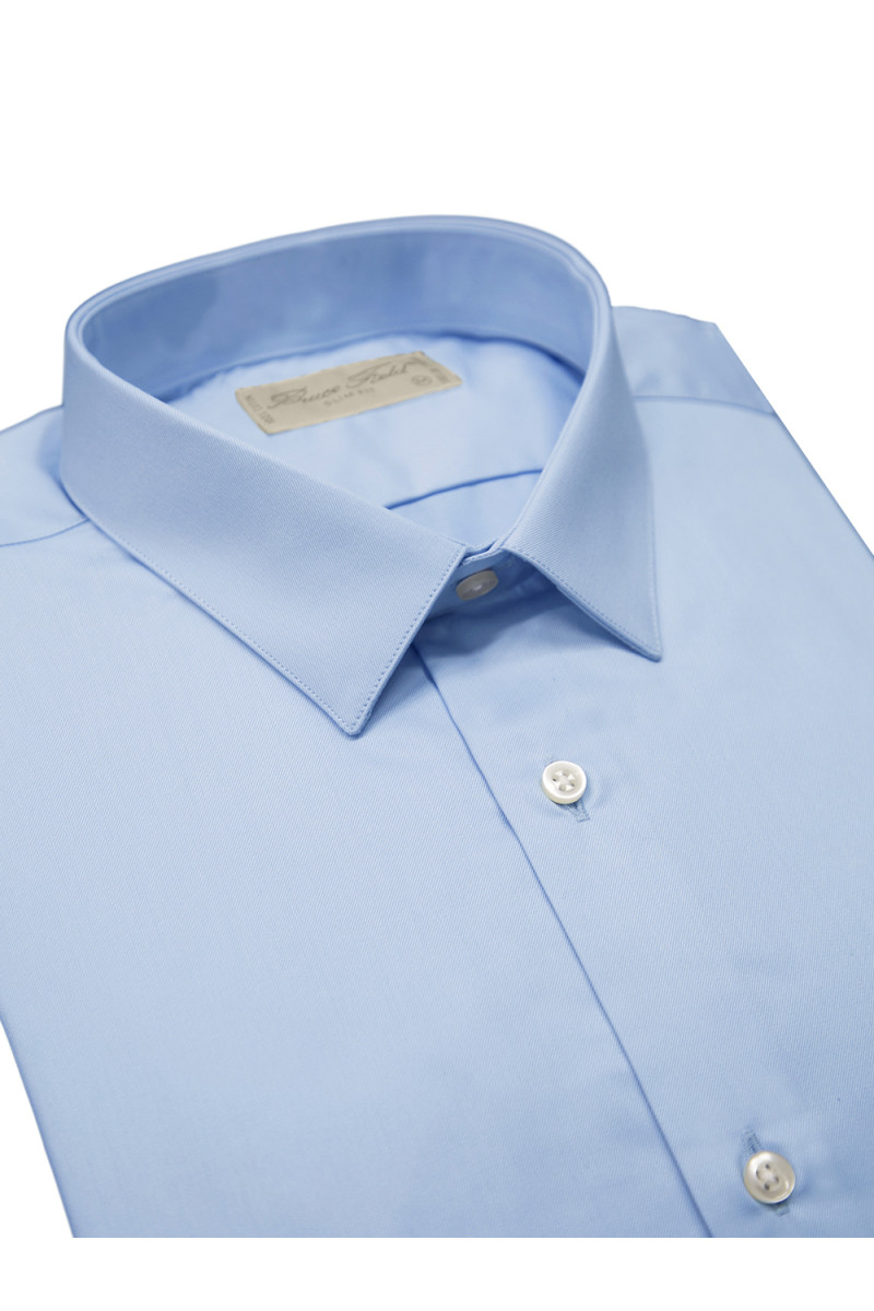 Chemise Benton cintrée pur coton unie