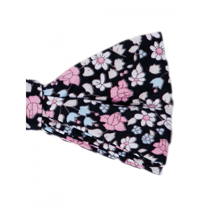 Noeud papillon Flowers en coton