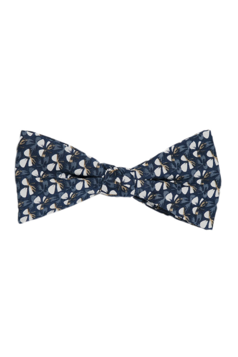 Noeud papillon Flowers en coton