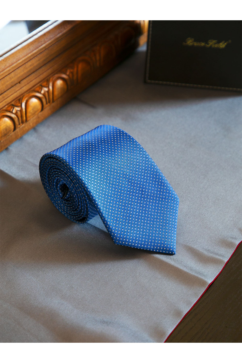 Tie in pure silk square bullets