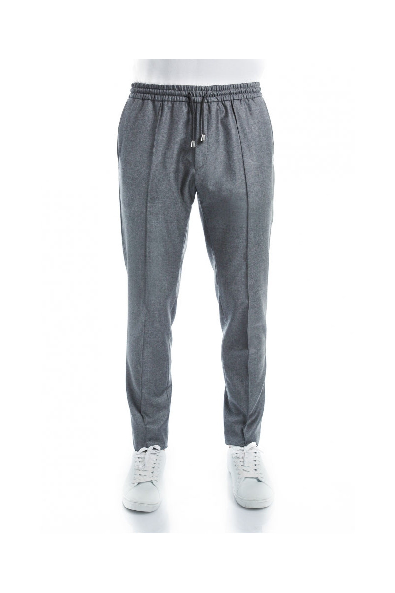 Pantalon Dany en pur laine Barberis 110's avec cordon de serrage