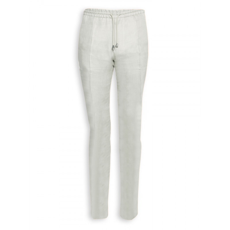 Pantalon Dany 100% lin avec cordon de serrage