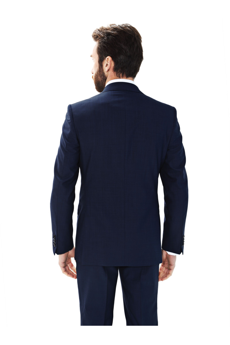 Blazer Didier grande taille à boutons argentés en pure laine Reda