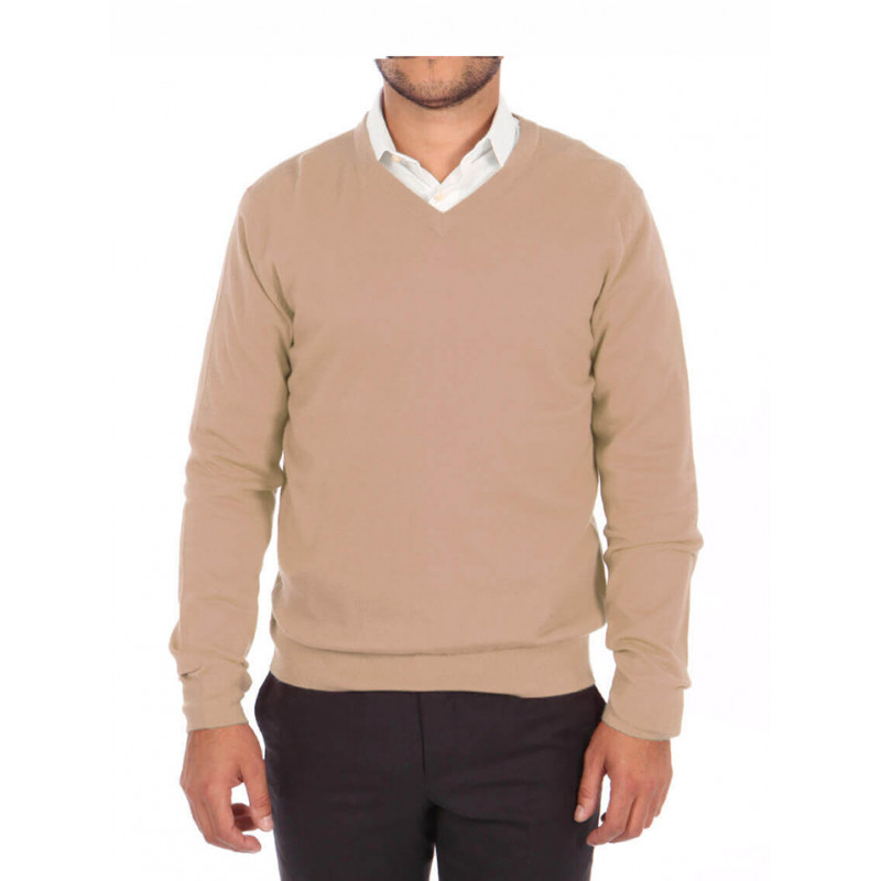 Mens sweater 100% cashmere end V-neck