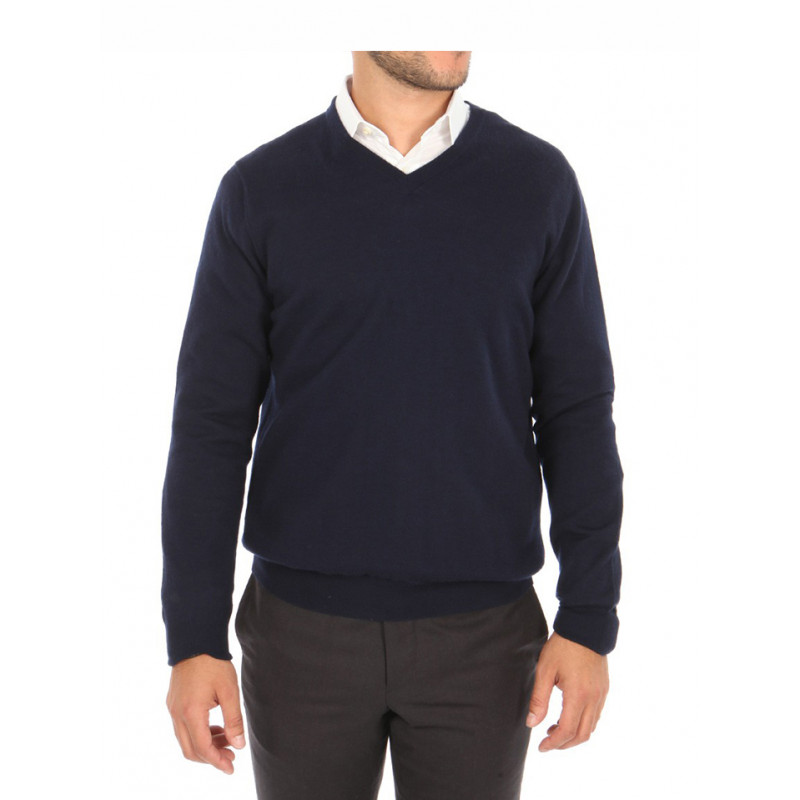 Mens sweater 100% cashmere end V-neck