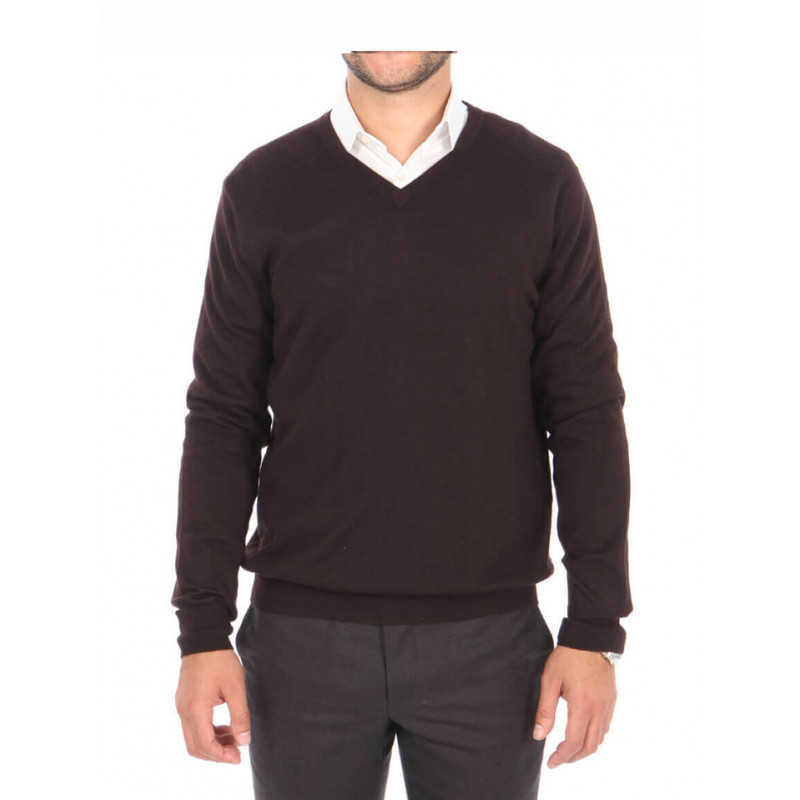 Mens sweater 100% cashmere end V-neck