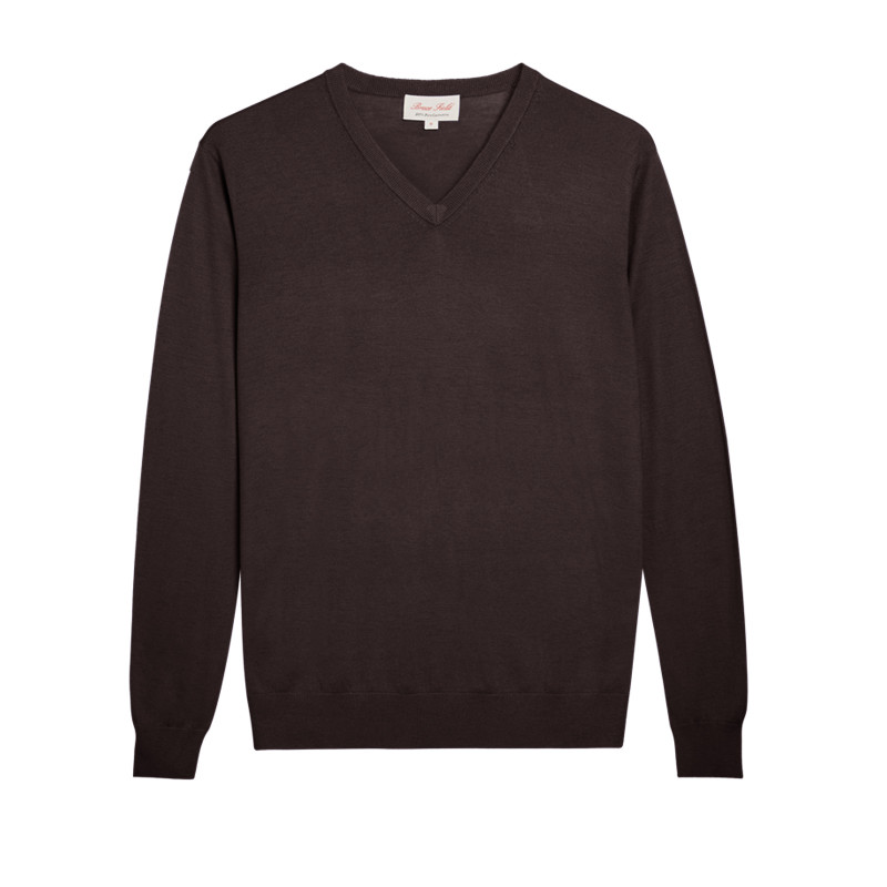 Mens sweater 100% cashmere end V-neck